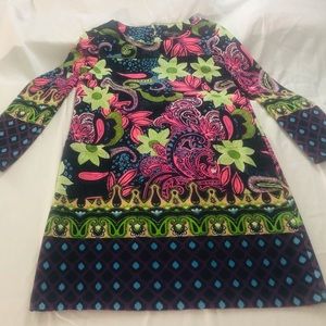 NWOT Colorful Polyester Dress